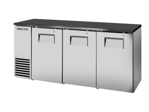 True Mfg. - General Foodservice TBB24-72-3S-Z1-BST-S-1 Back Bar Cabinet, Refrigerated