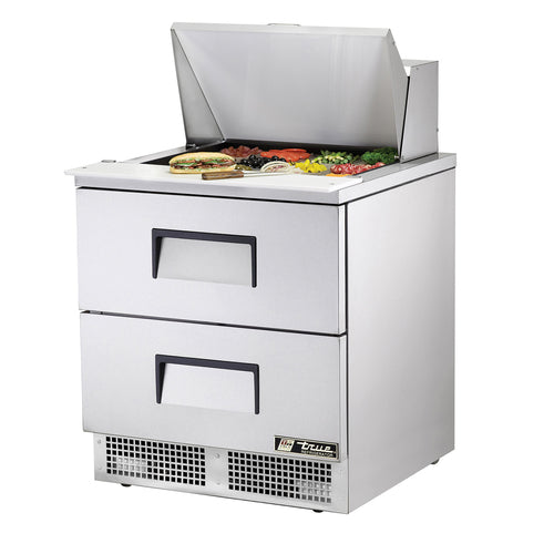 True Mfg. - General Foodservice TFP-32-12M-D-2-HC Refrigerated Counter, Mega Top Sandwich / Salad Unit