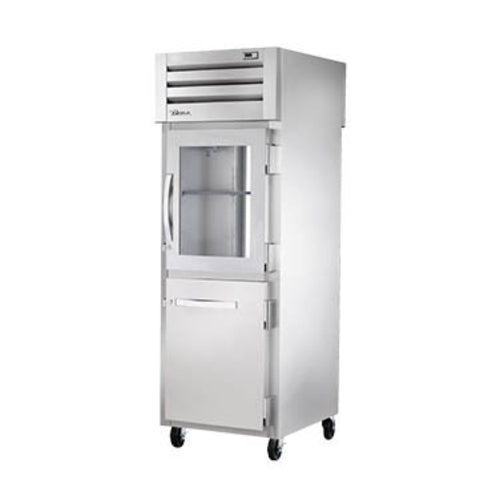 True Mfg. - General Foodservice STG1RPT-1HG/1HS-1G-HC Refrigerator, Pass-Thru
