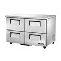 True Mfg. - General Foodservice TUC-48D-4-HC Refrigerator, Undercounter, Reach-In