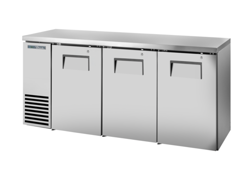 True Mfg. - General Foodservice TBB24-72-3S-Z1-SFT-S-1 Back Bar Cabinet, Refrigerated