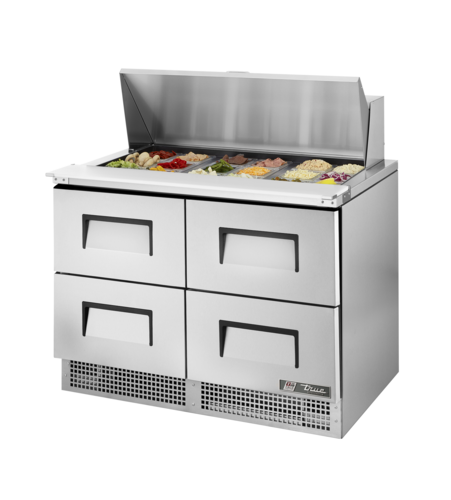 True Mfg. - General Foodservice TFP-48-18M-D-4-HC Refrigerated Counter, Mega Top Sandwich / Salad Unit