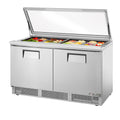 True Mfg. - General Foodservice TFP-64-24M-HC~FGLID Refrigerated Counter, Mega Top Sandwich / Salad Unit