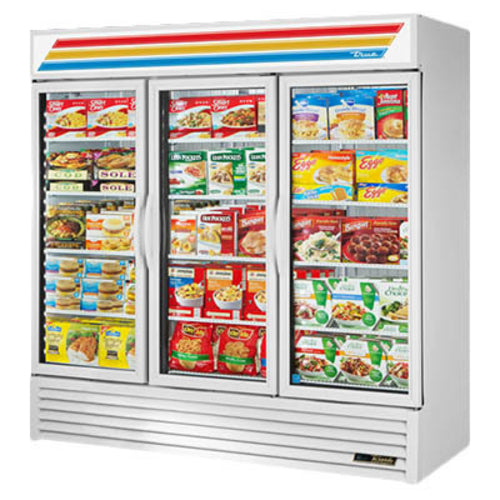 True Mfg. - General Foodservice GDM-72F-LTF-HC~TSL01 Freezer, Merchandiser