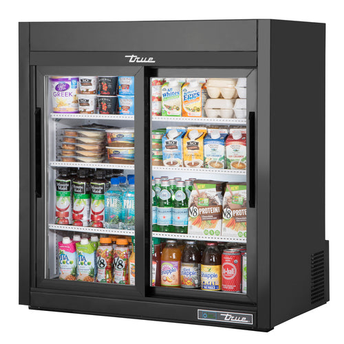 True Mfg. - General Foodservice GDM-09-SQ-HC-LD Refrigerator, Merchandiser, Countertop