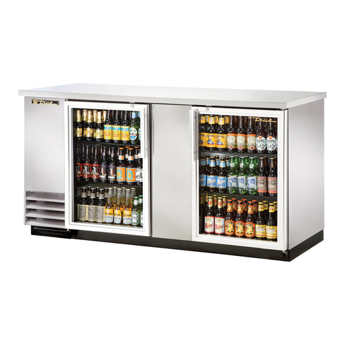True Mfg. - General Foodservice TBB-3G-S-HC-LD Back Bar Cabinet, Refrigerated