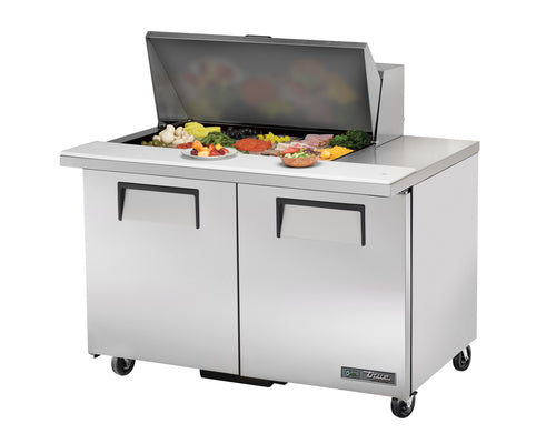 True Mfg. - General Foodservice TSSU-48-15M-B-HC Refrigerated Counter, Mega Top Sandwich / Salad Unit