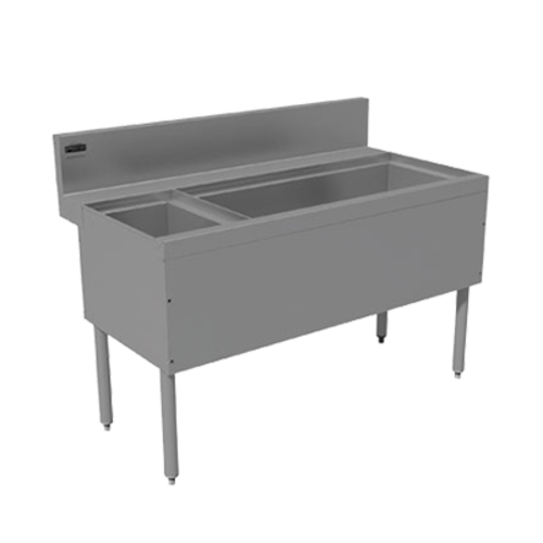 Advance Tabco PRC-24-42R Underbar Ice Bin/Cocktail Station, Bottle Well Bin