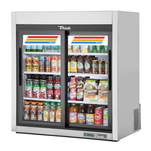 True Mfg. - General Foodservice GDM-09-SQ-S-HC-LD Refrigerator, Merchandiser, Countertop