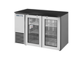 True Mfg. - General Foodservice TBB24-48-2G-Z1-BST-S-1 Back Bar Cabinet, Refrigerated