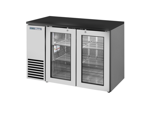 True Mfg. - General Foodservice TBB24-48-2G-Z1-BST-S-1 Back Bar Cabinet, Refrigerated