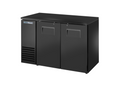 True Mfg. - General Foodservice TBB24-48-2S-Z1-BST-B-1 Back Bar Cabinet, Refrigerated