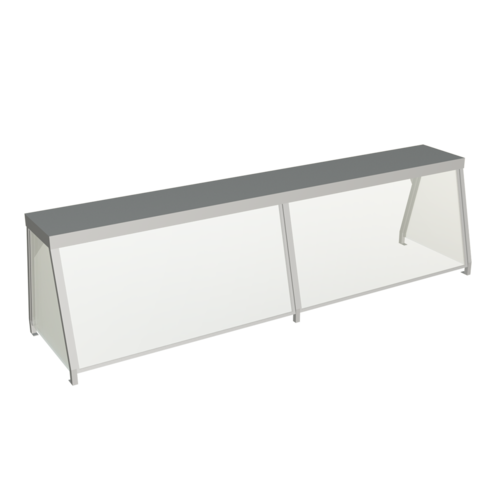 Duke Manufacturing 956-460-5 Serving Counter, Overshelf