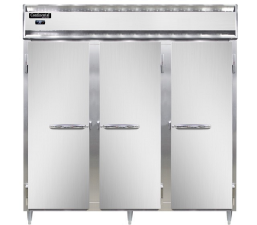 Continental D3RNSSPT-SD-GD Refrigerator, Pass-Thru