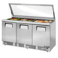 True Mfg. - General Foodservice TFP-72-30M-HC~FGLID Refrigerated Counter, Mega Top Sandwich / Salad Unit
