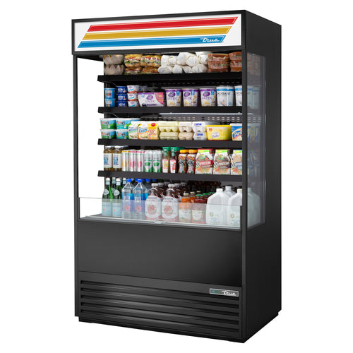 True Mfg. - General Foodservice TOAM-48GS-HC~TSL01 Merchandiser, Open Refrigerated Display