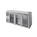 True Mfg. – Premier Bar TBR84-RISZ1-L-S-GGG-1 Back Bar Cabinet, Refrigerated
