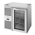 True Mfg. – Premier Bar TBR32-RISZ1-L-S-G-1 Back Bar Cabinet, Refrigerated