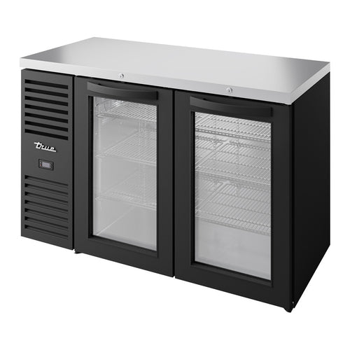 True Mfg. – Premier Bar TBR52-RISZ1-L-B-GG-1 Back Bar Cabinet, Refrigerated