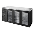 True Mfg. – Premier Bar TBR84-RISZ1-L-B-GGG-1 Back Bar Cabinet, Refrigerated