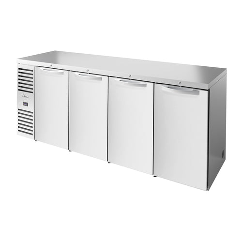 True Mfg. – Premier Bar TBR92-RISZ1-L-S-SSSS-1 Back Bar Cabinet, Refrigerated