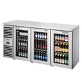 True Mfg. – Premier Bar TBR72-RISZ1-L-S-GGG-1 Back Bar Cabinet, Refrigerated