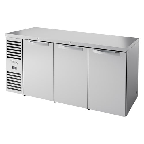 True Mfg. – Premier Bar TBR72-RISZ1-L-S-SSS-1 Back Bar Cabinet, Refrigerated
