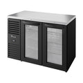 True Mfg. – Premier Bar TBR48-RISZ1-L-B-GG-1 Back Bar Cabinet, Refrigerated