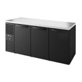 True Mfg. – Premier Bar TBR92-RISZ1-L-B-SSSS-1 Back Bar Cabinet, Refrigerated