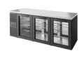 True Mfg. – Premier Bar TBR84-PTSZ1-L-B-GGG-GGG-1 Back Bar Cabinet, Refrigerated, Pass-Thru
