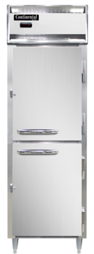 Continental DL1W-PT-HD-SD-GD Heated Cabinet, Pass-Thru