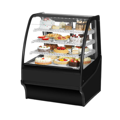 True Mfg. – Specialty Display TDM-R-36-GE/GE-S-S Display Case, Refrigerated Bakery