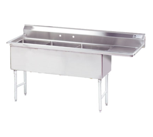 Advance Tabco FS-3-2024-24R Sink, (3) Three Compartment