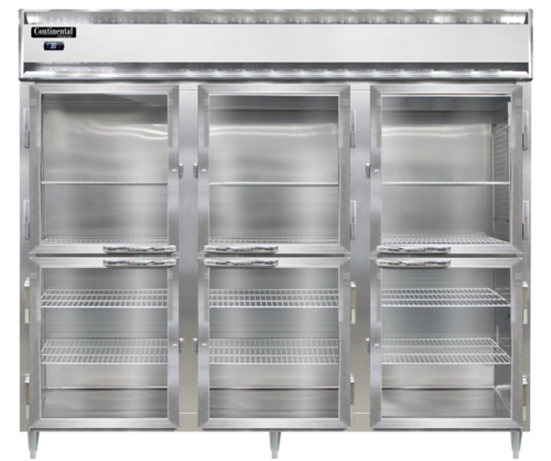 Continental D3RENSAPTHD-GD-SD Refrigerator, Pass-Thru