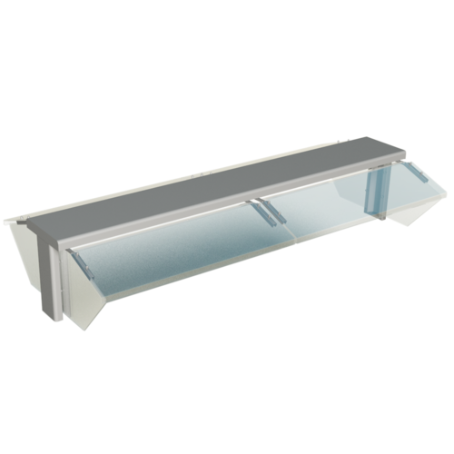 Duke Manufacturing TS530-74 Sneeze Guard, Stationary