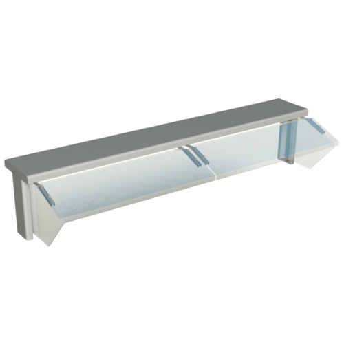 Duke Manufacturing TS530-74-1SN Sneeze Guard, Stationary