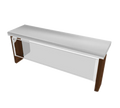 Duke Manufacturing TS540-60 Sneeze Guard, Stationary