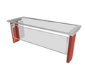 Duke Manufacturing TS550-60 Sneeze Guard, Stationary