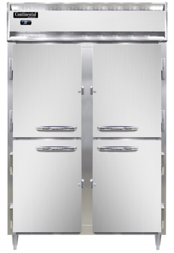 Continental D2RNSAPTHD-SD-GD Refrigerator, Pass-Thru