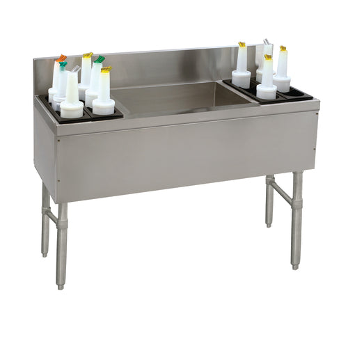 Advance Tabco PRC-19-60LR Underbar Ice Bin/Cocktail Station, Bottle Well Bin