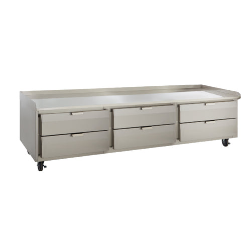 Utility Refrigerator LHR-102T-6D Equipment Stand, Refrigerated Base