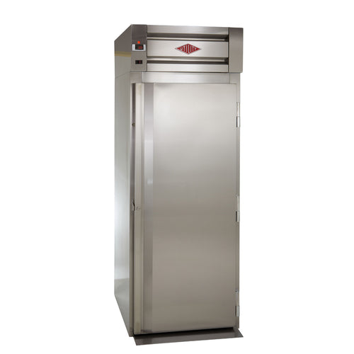 Utility Refrigerator RTHC-90-SS-3S-3S-L Heated Cabinet, Roll-Thru
