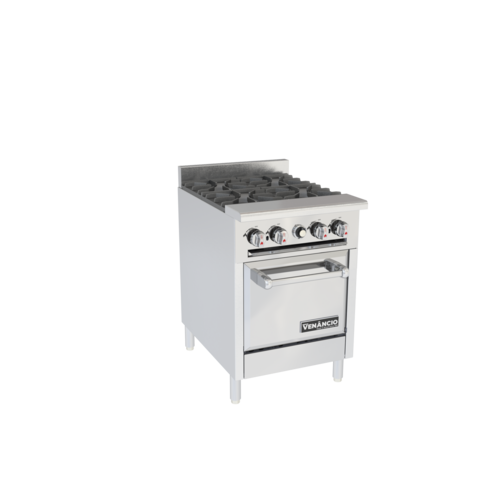 Venancio USA R24ST-24B Range, 24" Restaurant, Gas