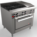 Venancio USA G36ST-24B12G Range, 36" Restaurant, Gas