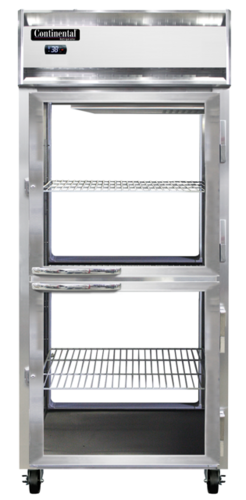 Continental 1RXNSSPTHD-GD-GD Refrigerator, Pass-Thru