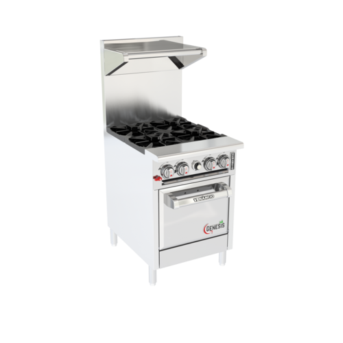 Venancio USA G24ST-24B Range, 24" Restaurant, Gas