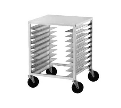 Advance Tabco PR10-3WT Pan Rack with Work Top, Mobile
