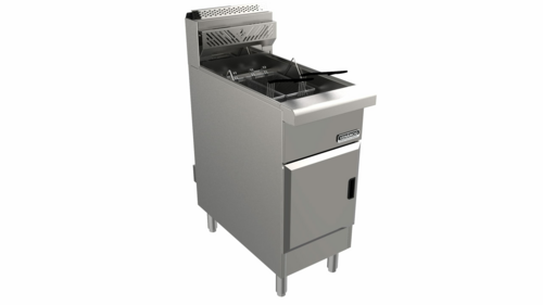 Venancio USA RFB40 Fryer, Gas, Floor Model, Full Pot