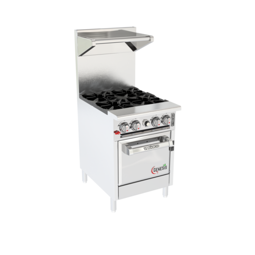 Venancio USA G24CO-24B Range, 24" Restaurant, Gas