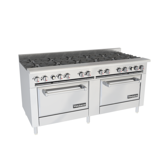 Venancio USA R722ST-72B Range, 72" Restaurant, Gas